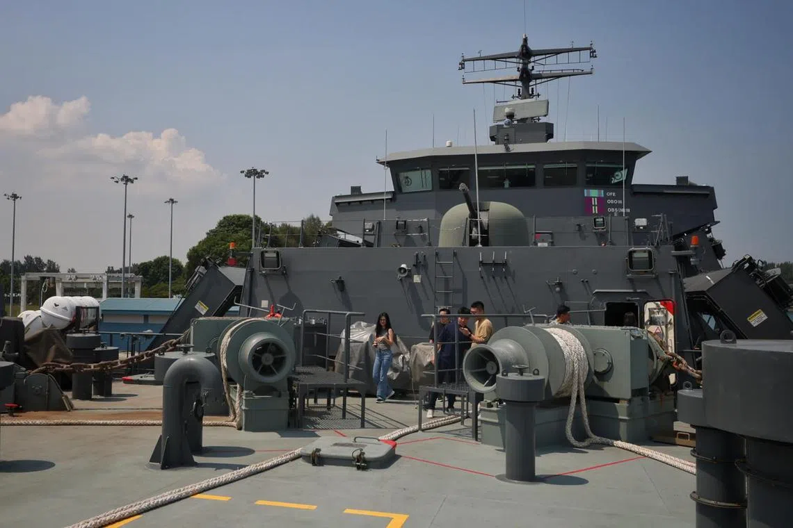 Members of the public will get to board one of the RSN’s largest ships, and take a ride on a naval transport boat to see Singapore’s southern coastline.