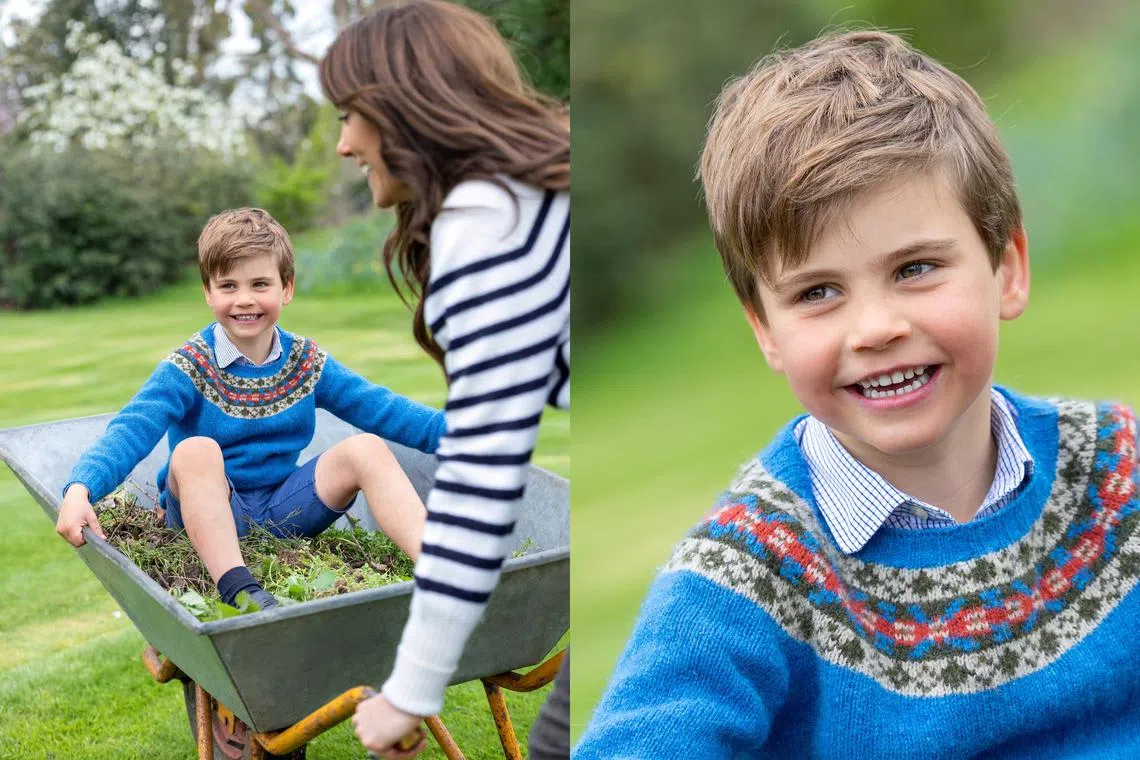 Britain’s Prince Louis celebrates his fifth birthday today.