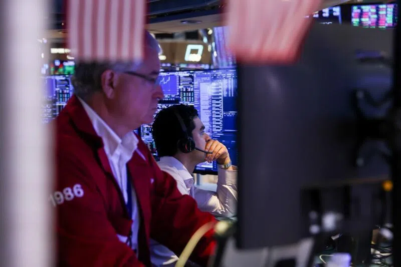 Traders work on the floor of the New York Stock Exchange in New York City, US, on July 6, 2026.