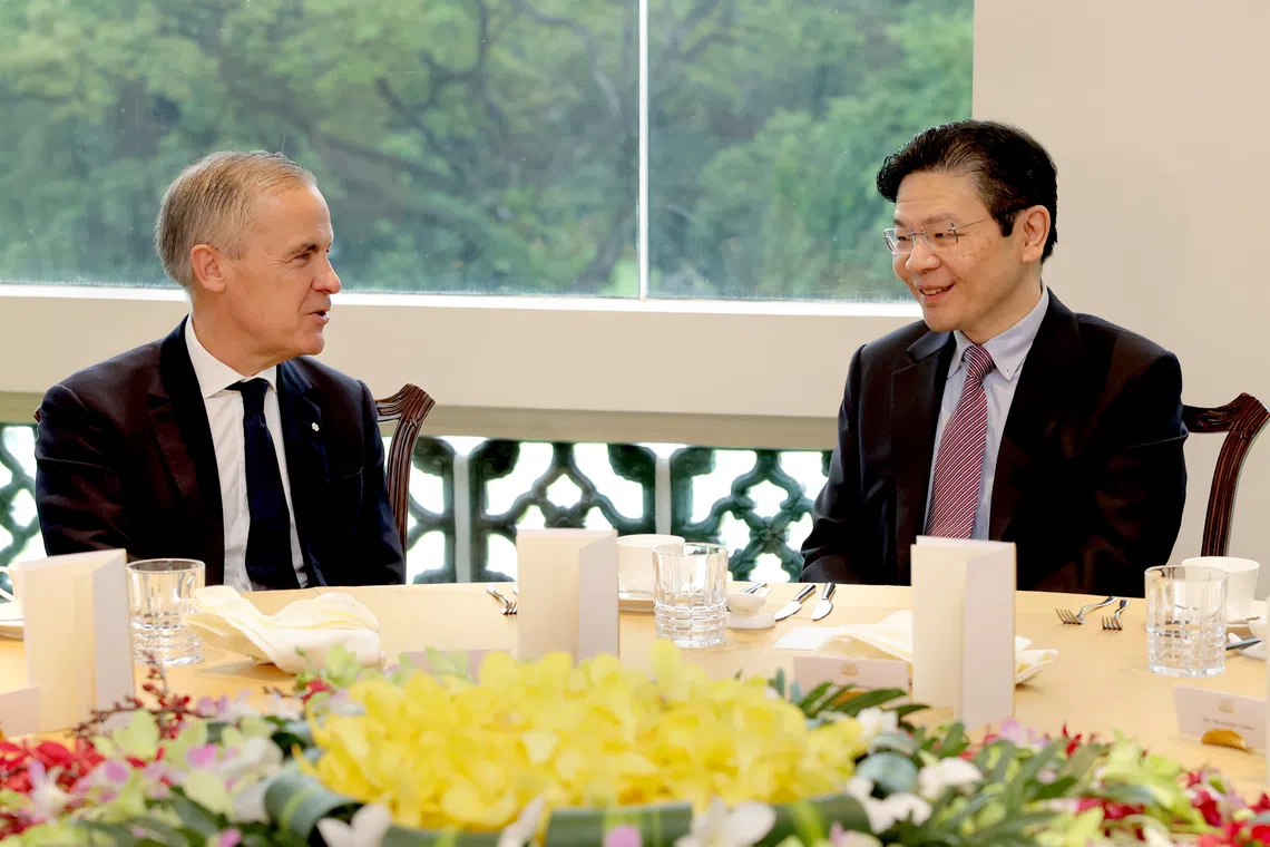 Singapore, Canada discuss free trade, reaffirm 60 years of ties during PM Carney’s visit
