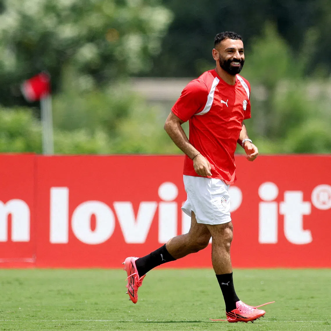 Star forward Mohamed Salah left Liverpool in the summer.