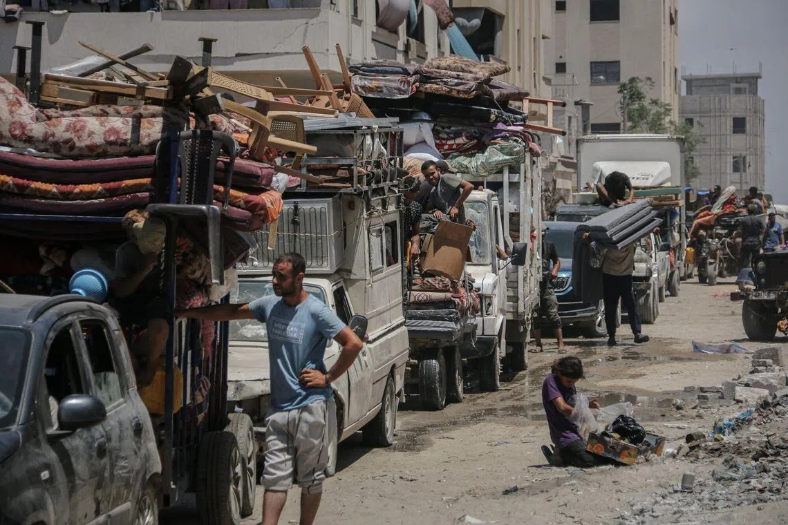 Over the first three weeks of August, the Israeli army sent out 11 evacuation orders via flyers dropped from planes, text messages or social media.