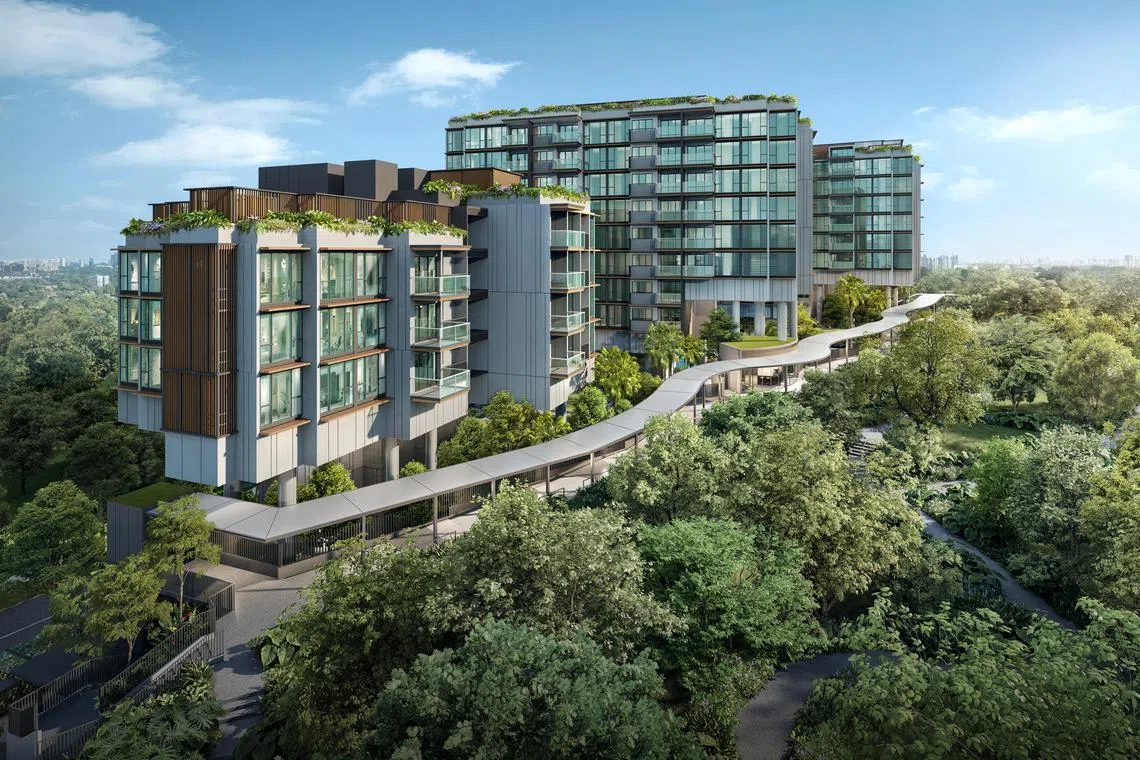 The Hill @ One-North sold about a third or 43 units on the first booking day.