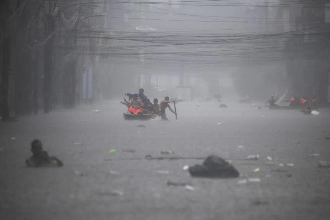 The Philippines is hit by an average of 20 storms and typhoons each year.
