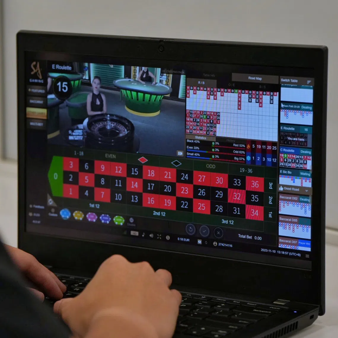 Although remote gambling sites are illegal in Singapore, The Straits Times managed to access one without the use of a VPN.