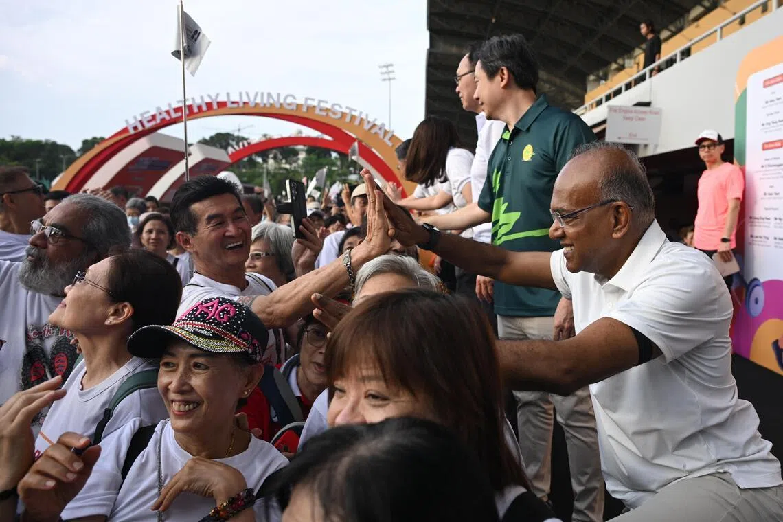 Over 6,000 people from north-west district join fitness fest