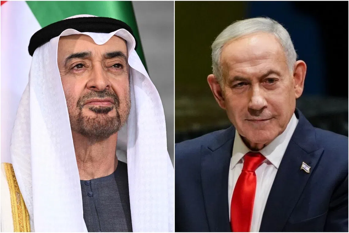 UAE President discussed bilateral relations with Israel's Netanyahu