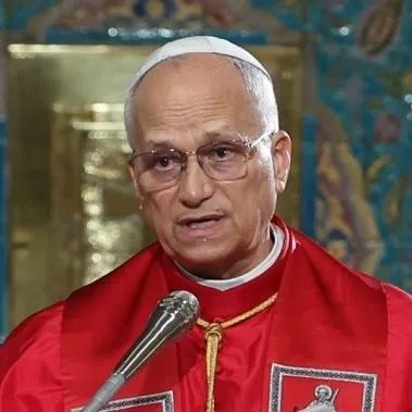 US President Donald Trump (right) had criticised Pope Leo after the pontiff spoke out against the Iran war.