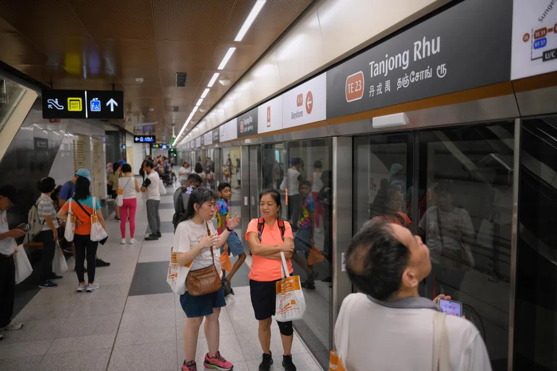 The seven new stations along TEL4 were opened to the public on June 21 for a preview that drew around 380,000 people.