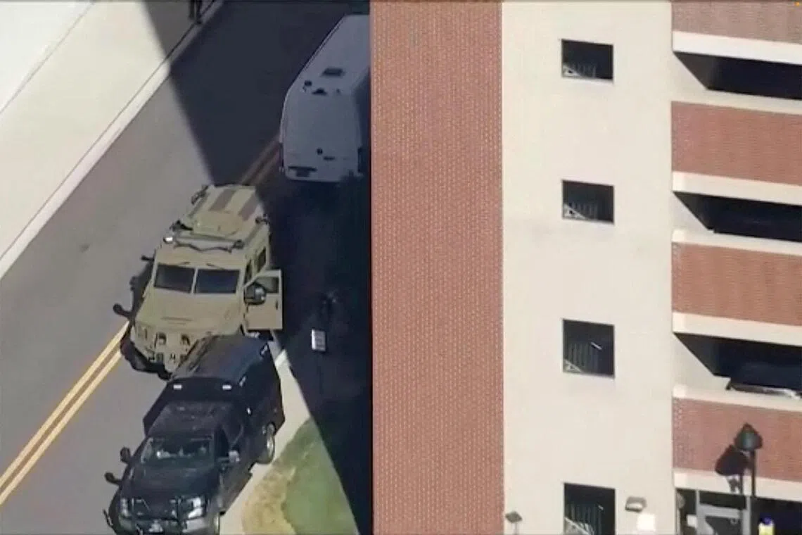 The police are still searching for the shooter and did not disclose any possible motive, but the lockdown has been lifted. 