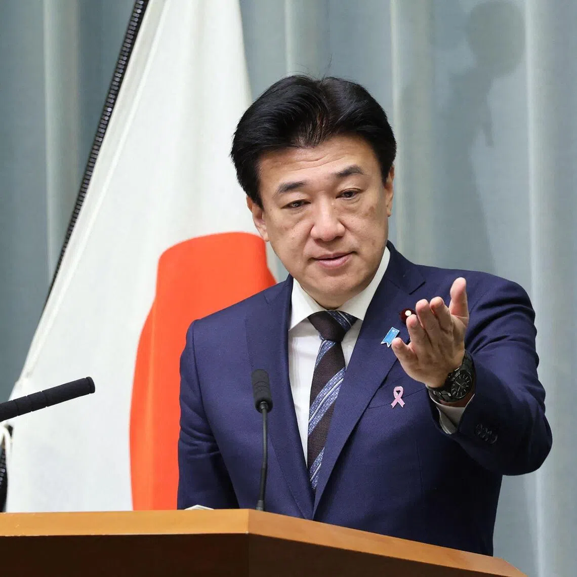 Japan’s top government spokesman Minoru Kihara on Nov 27, 2025, denied that President Donald Trump had advised Prime Minister Sanae Takaichi to not provoke Beijing.