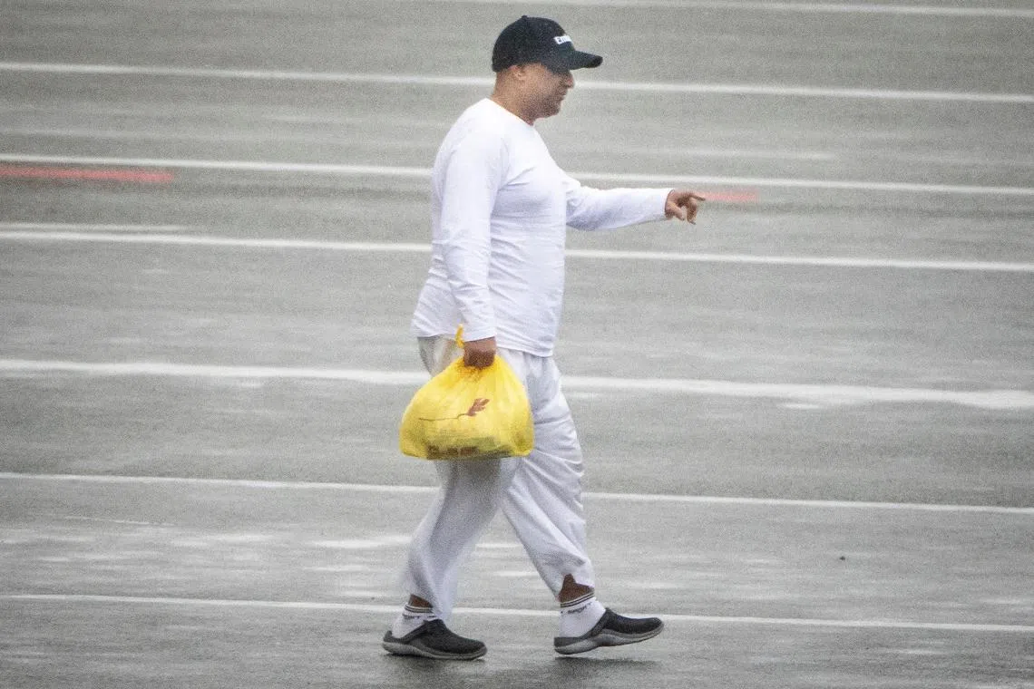 FILE PHOTO: Sanjay Shah arrives at Kastrup Airport, Denmark December 6, 2023. Ritzau Scanpix/Mads Claus Rasmussen via REUTERS/File Photo