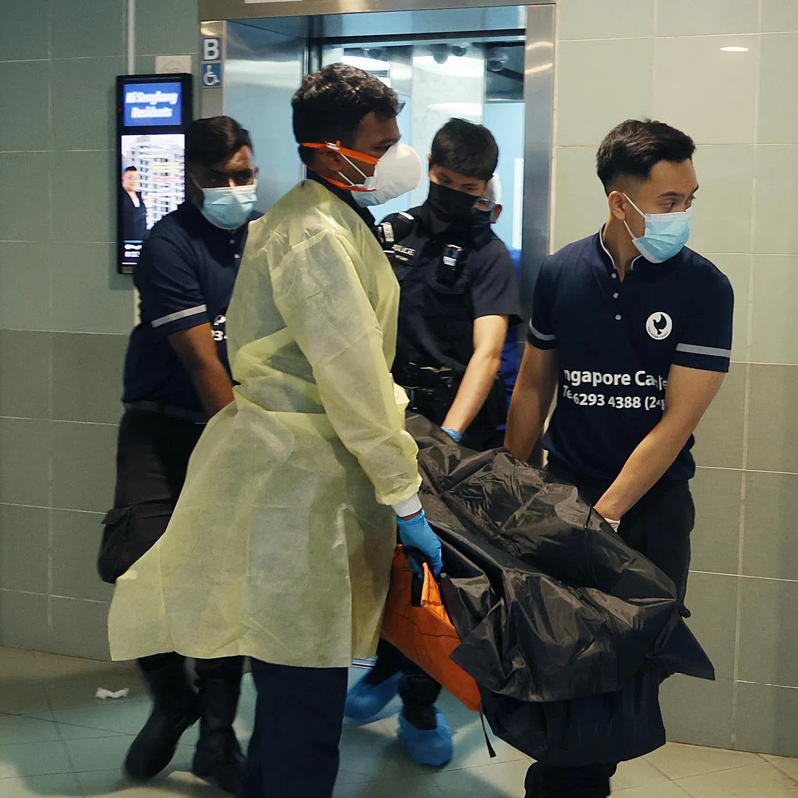 The bodies were discovered at 1.35pm on Oct 6 in a flat on the eighth floor of Block 324D Sengkang East Way.