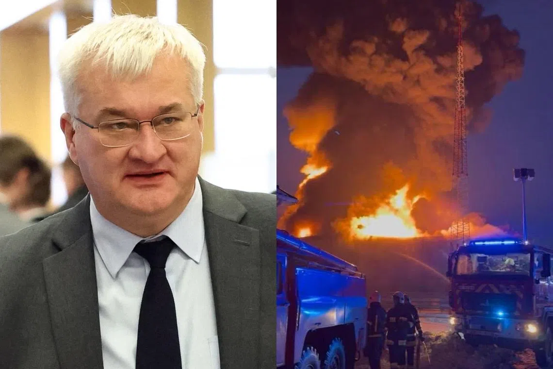 Russia attack knocked out pipeline carrying its own oil to Europe, Ukraine says