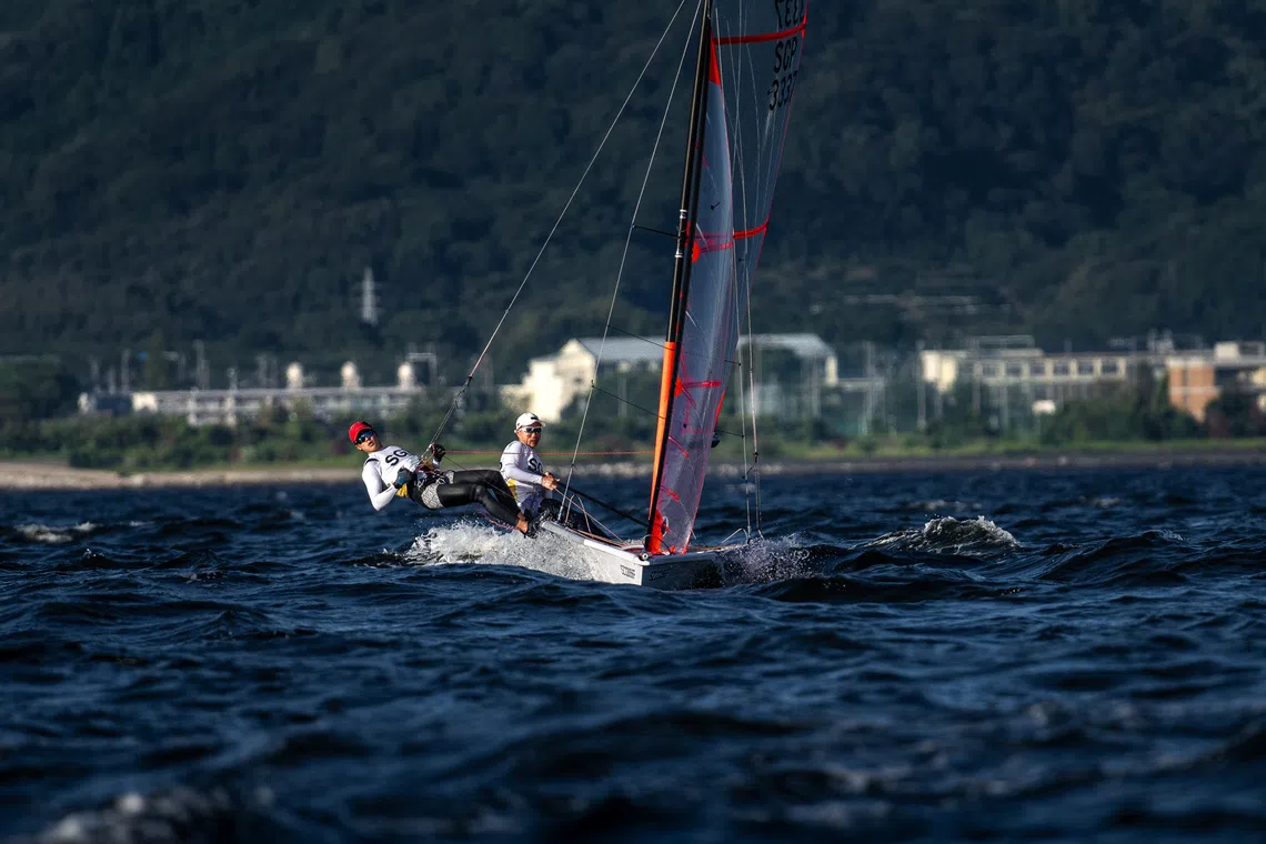 Singapore sailors clinch two silver medals at Asian Games