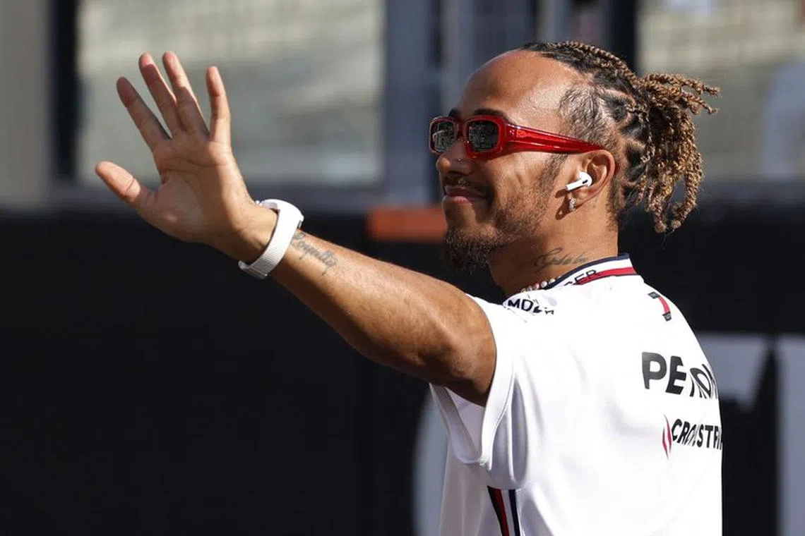 Formula One F1 - Abu Dhabi Grand Prix - Yas Marina Circuit, Abu Dhabi, United Arab Emirates - November 26, 2023 Mercedes' Lewis Hamilton before the race REUTERS/Hamad I Mohammed/File Photo