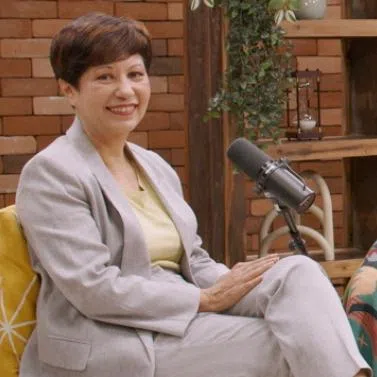 (From left) Second Minister for Finance Indranee Rajah, SMU’s assistant professor of political science Nathan Peng and Mr Gunasekharan Chellappan, co-chair for the AI, cloud and data chapter of SGTech, at a post-Budget edition of The Usual Place podcast with host Natasha Ann Zacharia.