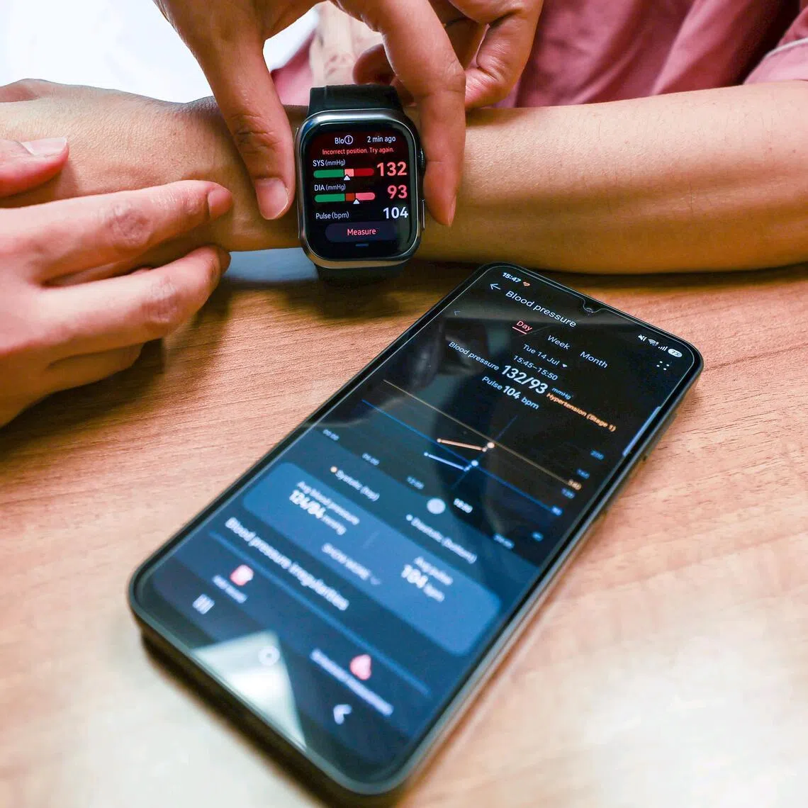 Data from the smartwatches will be fed into the hospital’s electronic medical records system, allowing automatic documentation.