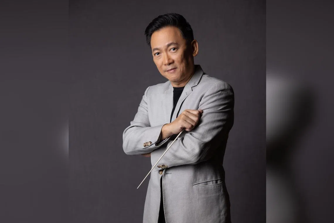 Quek Ling Kiong, principal conductor of the Singapore Chinese Orchestra, will conduct Symphony Of Ink.