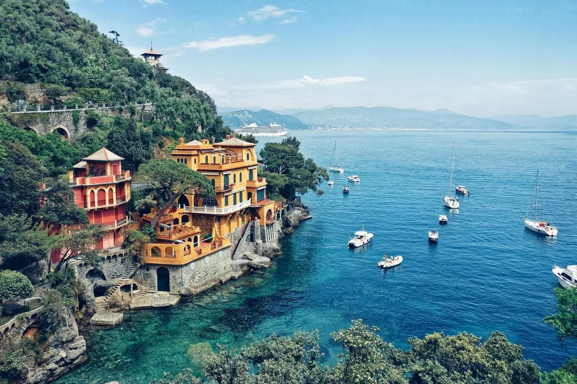 Portofino, located in the south of Genoa in Italy, has a population of just over 500 people. 
