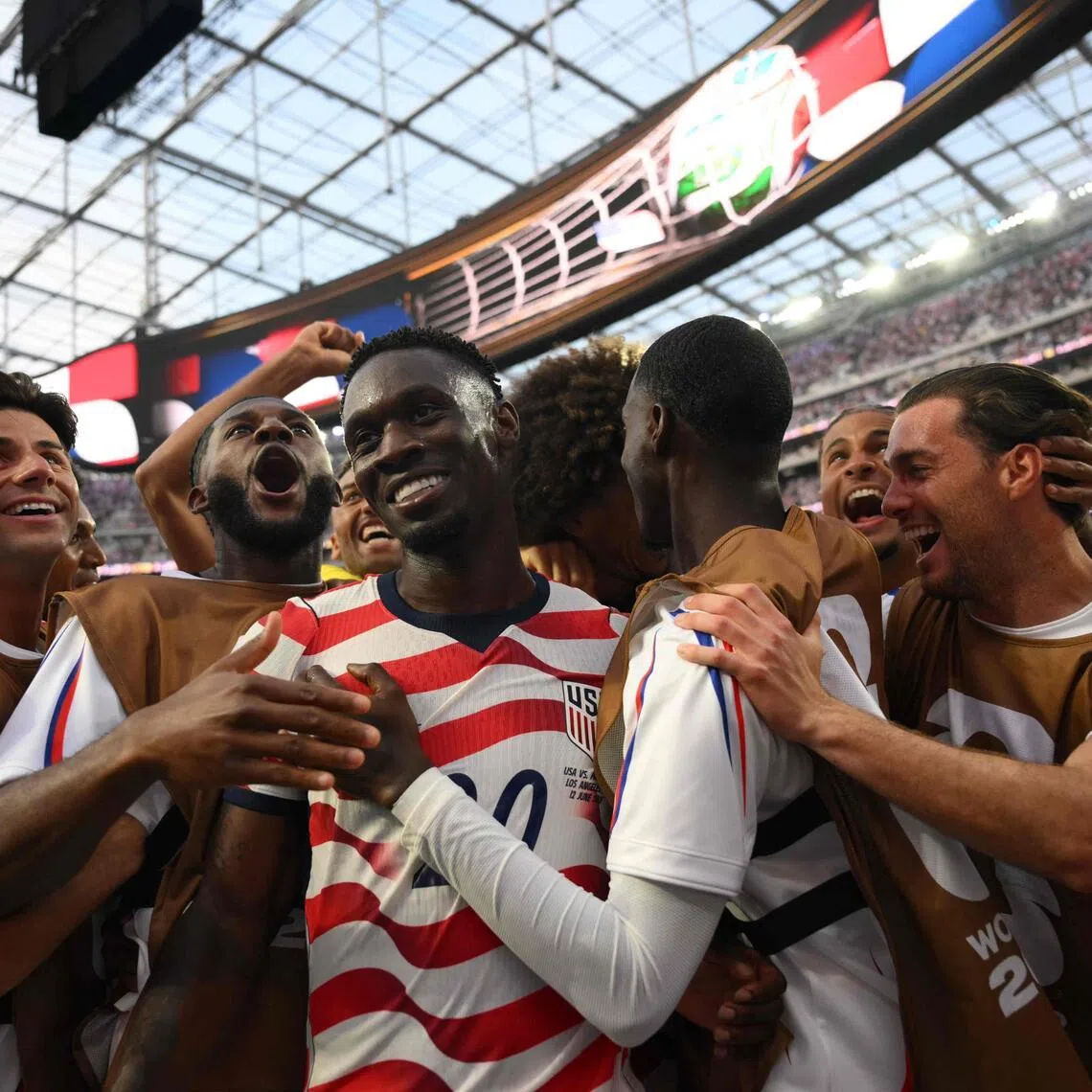 If not for an accident of fate, US striker Folarin Balogun, who scored twice in the 4-1 rout over Paraguay, wouldn’t even be American.