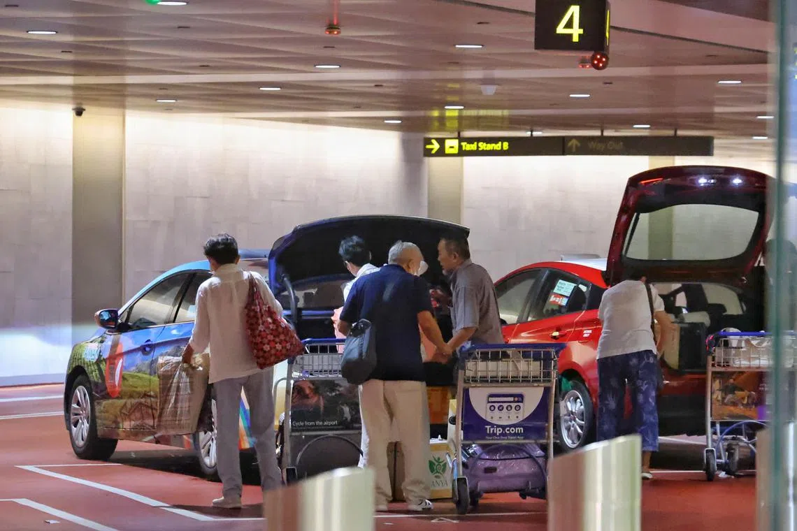 Passengers taking a taxi from Changi Airport will continue to pay an additional $8 between 5pm and 11.59pm, or an additional $6 during other times.
