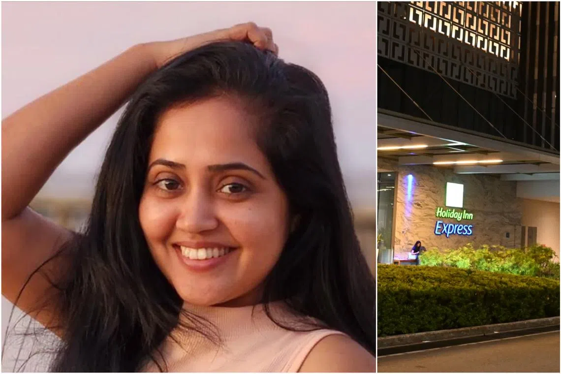 Ms Diyawinnage Sewwandi Maduka Kumari was allegedly killed by her husband at the Holiday Inn Express Singapore Katong on Sept 9.