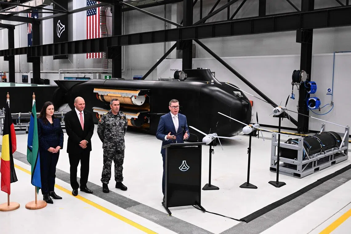 straitstimes.com - Australia says unmanned submarine to carry mines, aerial drones