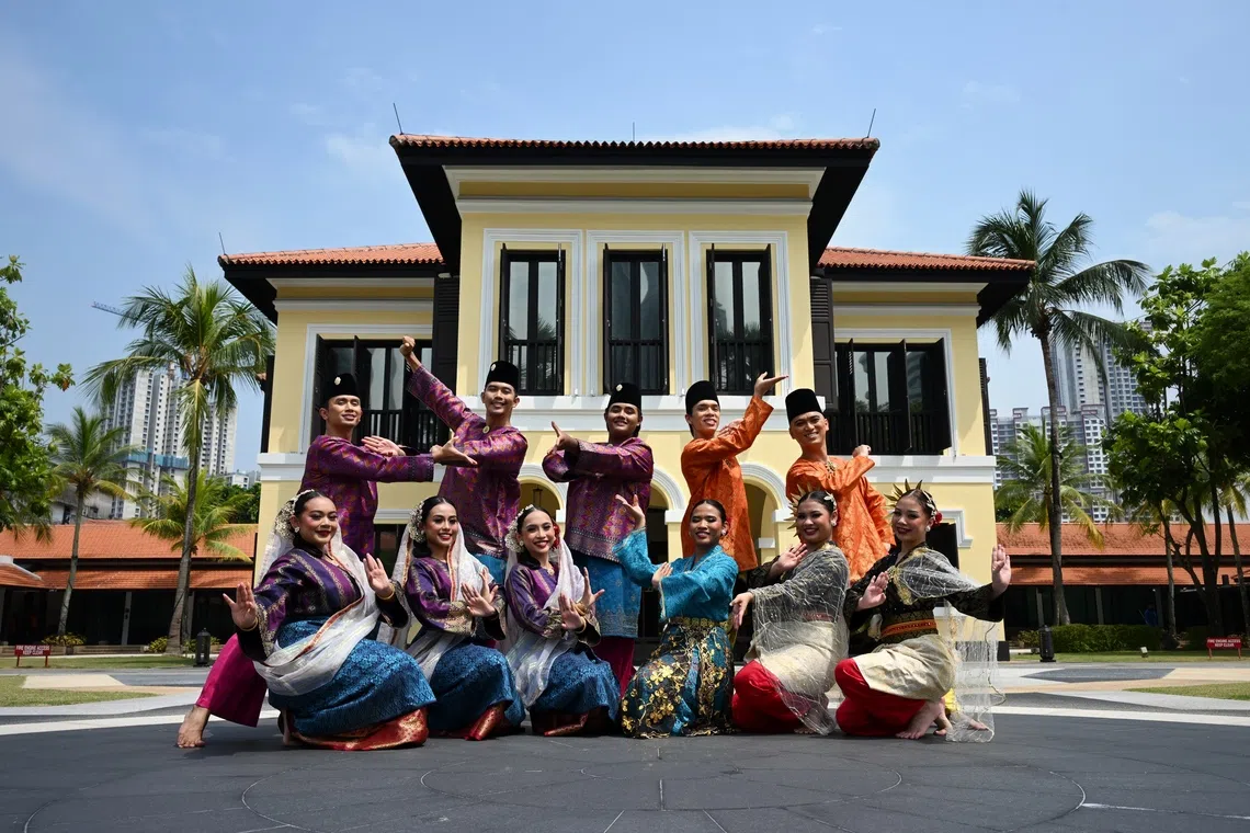 Zapin practitioners at the Malay Heritage Centre on Sept 24.