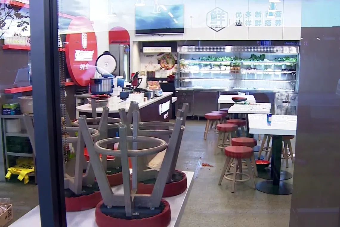 Police said the man was charged after incidents at three Auckland Chinese restaurants that hospitalised four people.