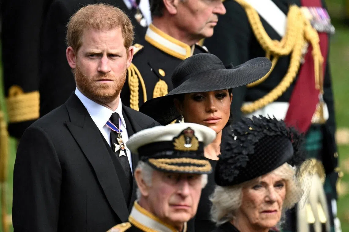 Prince Harry, wife Meghan and their two children met King Charles and Queen Camilla at the king’s Highgrove estate on July 10.