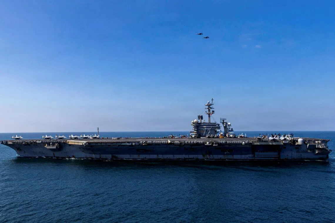 The USS Abraham Lincoln aircraft carrier has not made a port call in more ⁠than ​200 days.