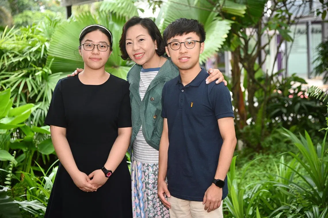 From left : Hong Kong's Secretary for Home and Youth Affairs , Alice Mak Mei-kuen was with 2 youth ambassadors 
Ms Annie Chen,20 and Mr Billy Fong, 30 .

Hong Kong's Secretary for Home and Youth Affairs Alice Mak Mei-kuen is visiting Singapore with a delegation of youth ambassadors in Hong Kong's first such outbound exchange tour since the coronavirus pandemic. She will discuss Hong Kong's new Youth Development Blueprint and how the government plans to rebuild social harmony and re-instil a sense of belonging and hope for the future into the city's youth.