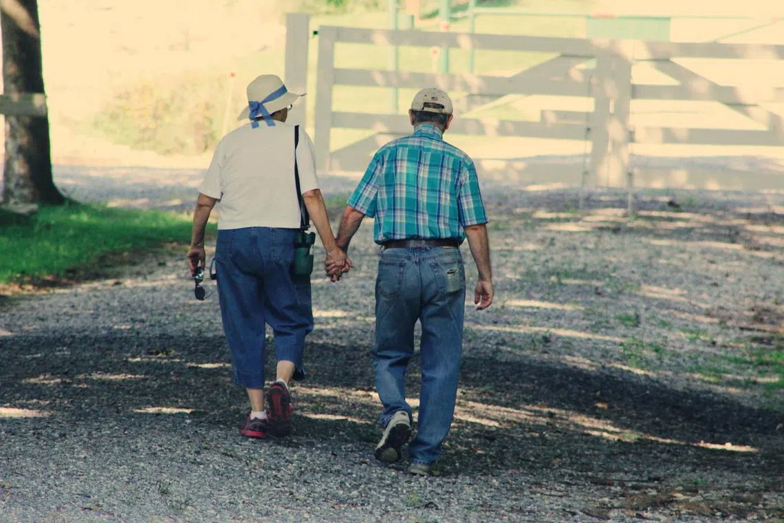 Finding love in old age is no walk in the park.