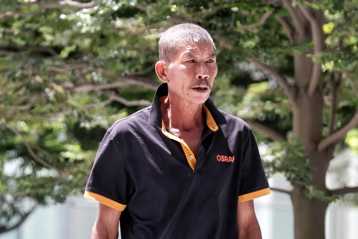 ID confirmed by Photog Kelvin Chng and Christine ST//

 Nanjaijumpa Kham-Ai arriving at State Courts on June 2, 2025.//

4. Nanjaijumpa Kham-Ai: He offered a  bribe to an auxiliary cop. 

Pleading guilty at 230pm in 11C (Christine)

SC-903027-2025 PP v. NANJAIJUMPA KHAM-AI