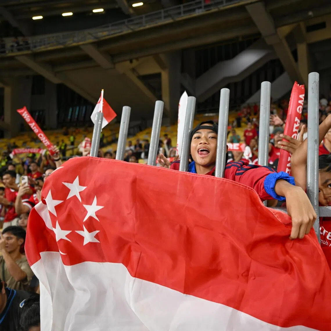 Goalless second half between Singapore and Malaysia during the final group A match of the AFF Asean Championship at Bukit Jalil Stadium on Dec 20, 2024.

Singapore goes through to the semi finals.