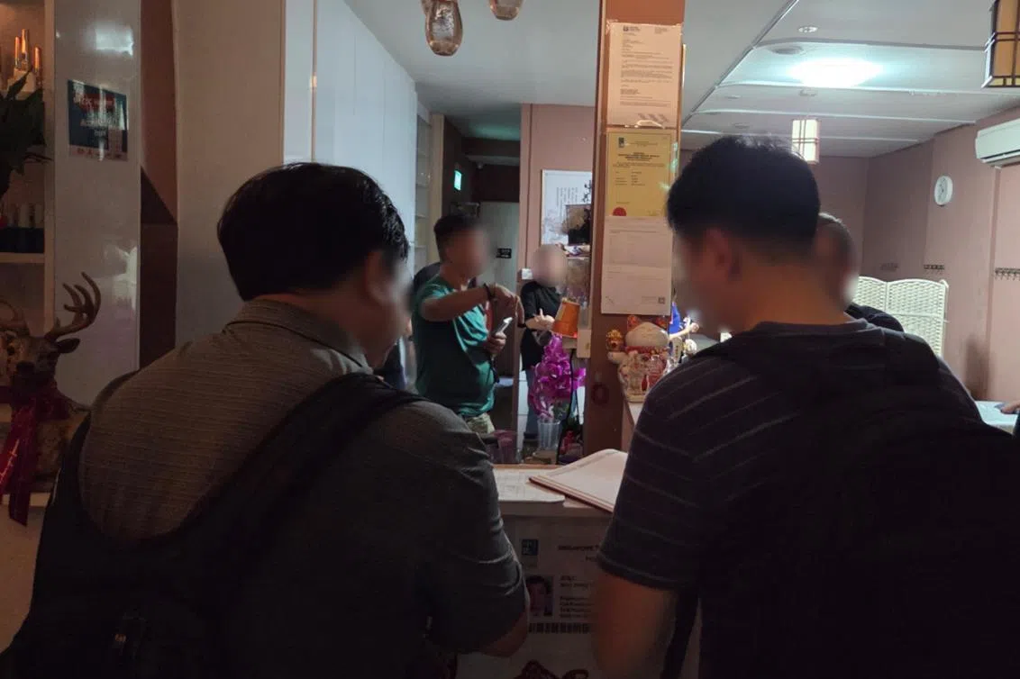 Seven operators are being investigated for providing massage services without a valid licence. 