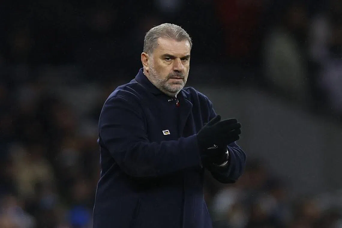 Soccer Football - Premier League - Tottenham Hotspur v West Ham United - Tottenham Hotspur Stadium, London, Britain - December 7, 2023 Tottenham Hotspur manager Ange Postecoglou Action Images via Reuters/Peter Cziborra
