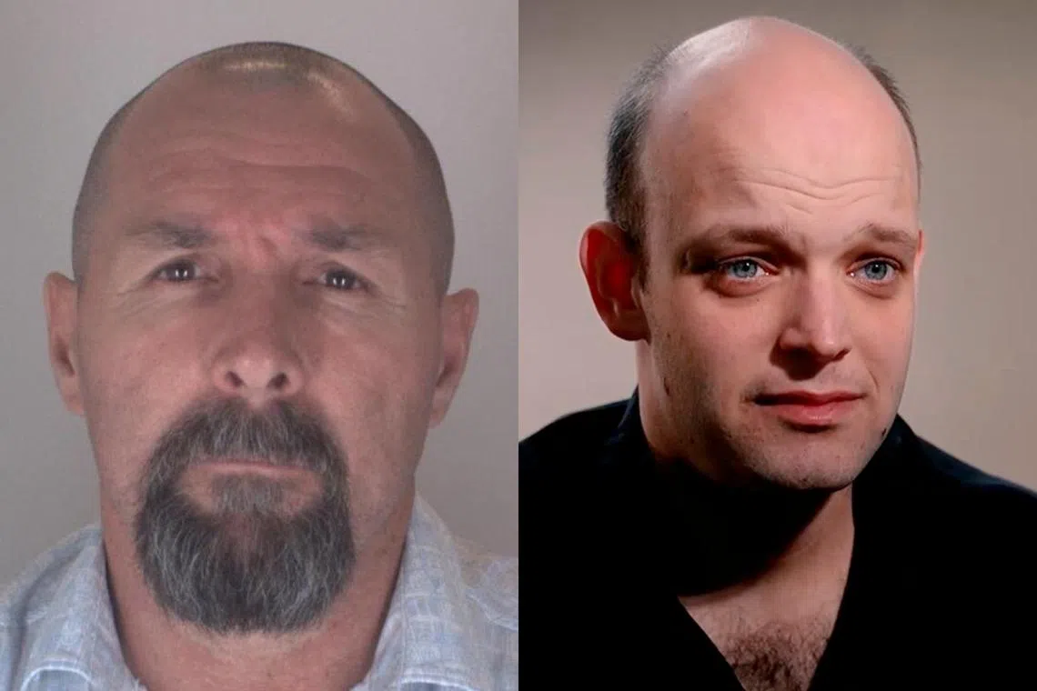 Russian assassin Vadim Krasikov (left) was released from prison in Germany, while German Rico Krieger (right) was released from Russia-allied Belarus, where he had been sentenced to death.