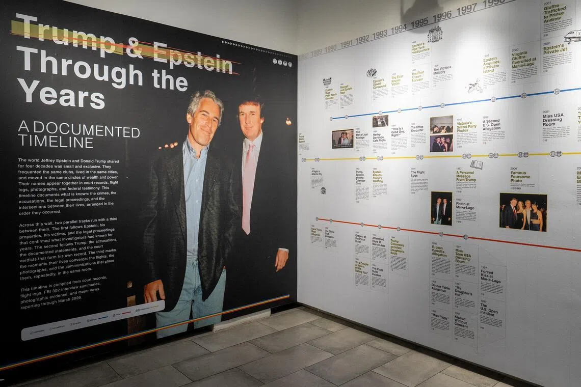 Epstein files on display at New York pop-up exhibit, all 3.5 million pages