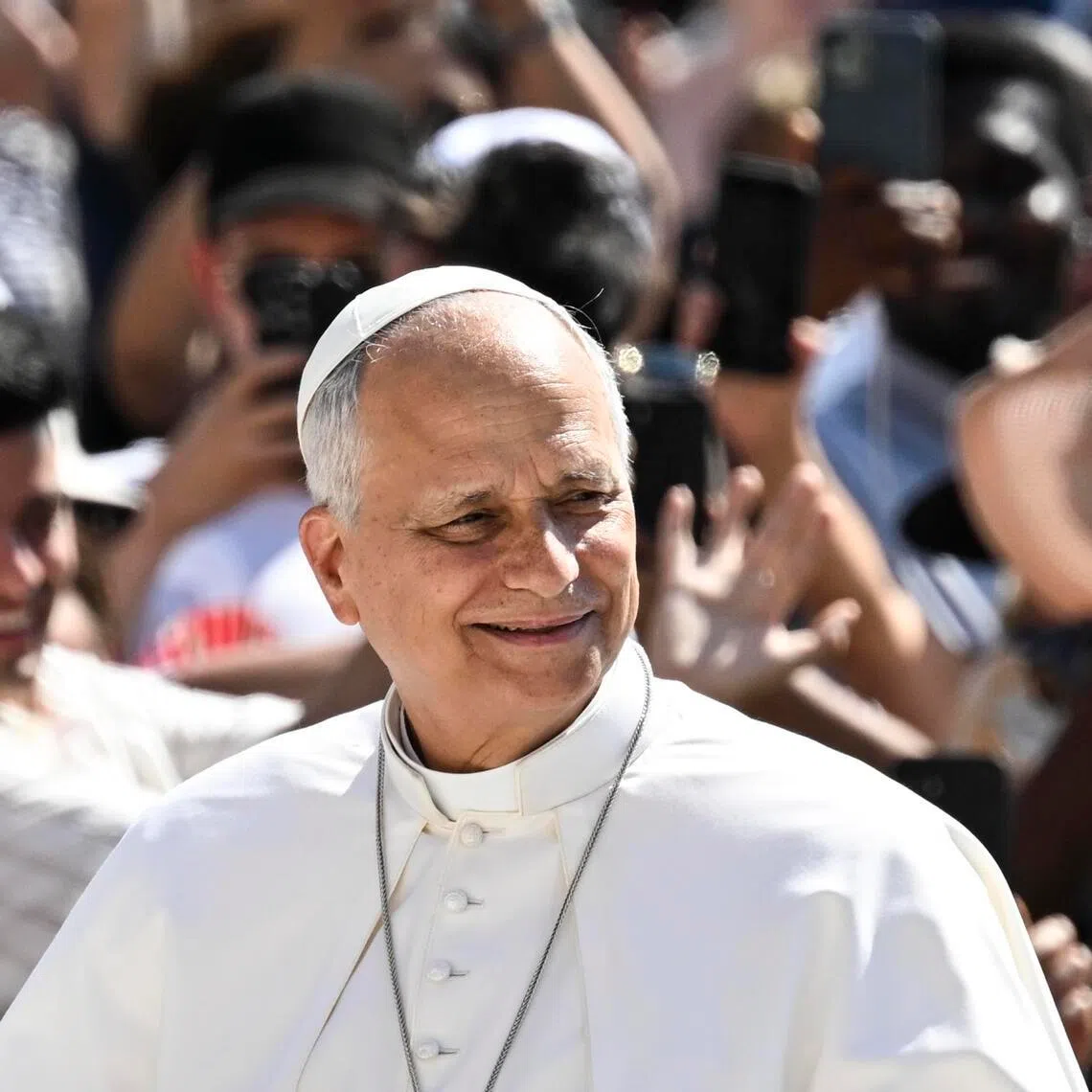 Pope Leo XIV is hosting a closed-door assembly of cardinals from around the world at the Vatican.