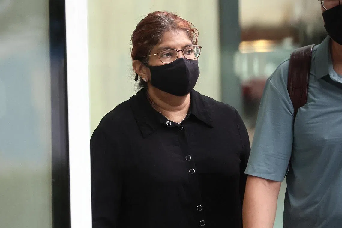 K. Santhi A. Krishnasamy was earlier convicted on two charges including one for voluntarily causing hurt to a public servant.