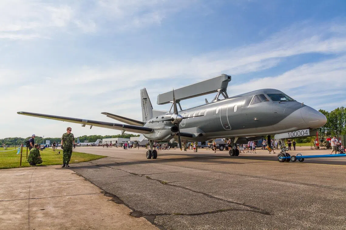 The Saab Airborne Surveillance and Control (ASC) 890 aircraft will help Ukraine with the planned introduction of F-16 fighter jets donated by other Western countries.