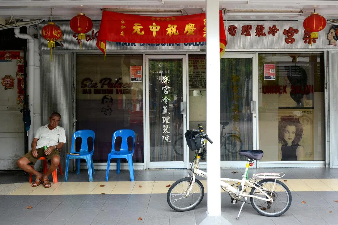 In Commonwealth estate’s neighbourhood square, you can still find shops set up like they were 50 years ago.