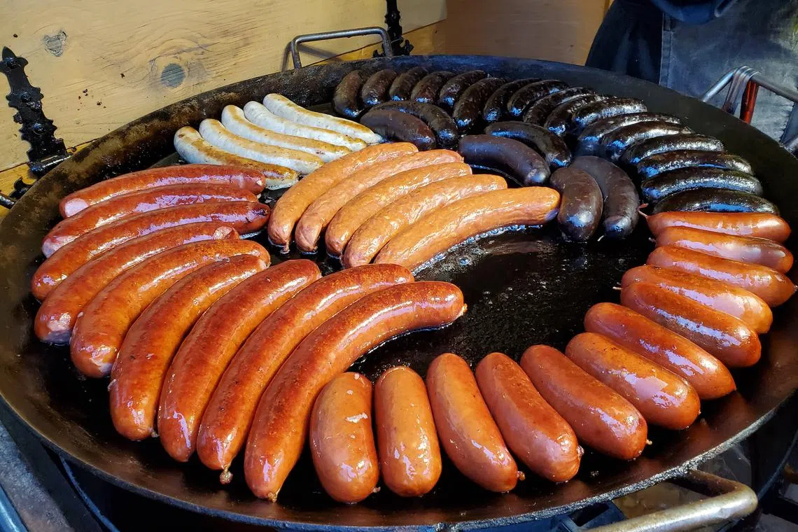 Sodium nitrite is commonly found in sausages and other processed meats as a preservative. 