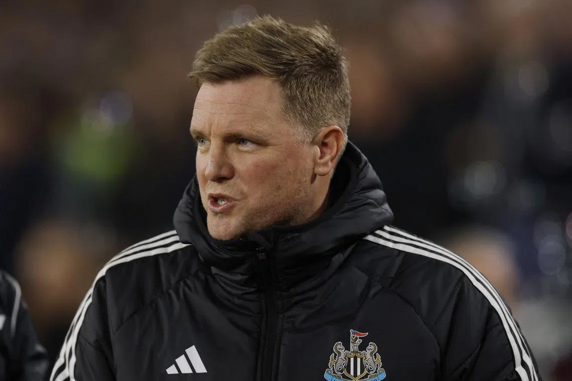 Soccer Football - Premier League - West Ham United v Newcastle United - London Stadium, London, Britain - March 10, 2025 Newcastle United manager Eddie Howe before the match Action Images via Reuters/Andrew Couldridge