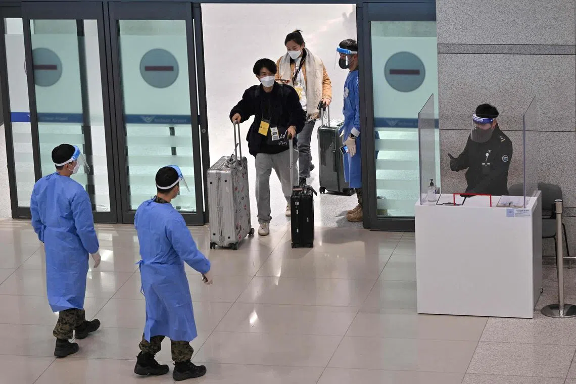South Korea lifted similar visa curbs last week citing an improved Covid situation in its neighbouring country.