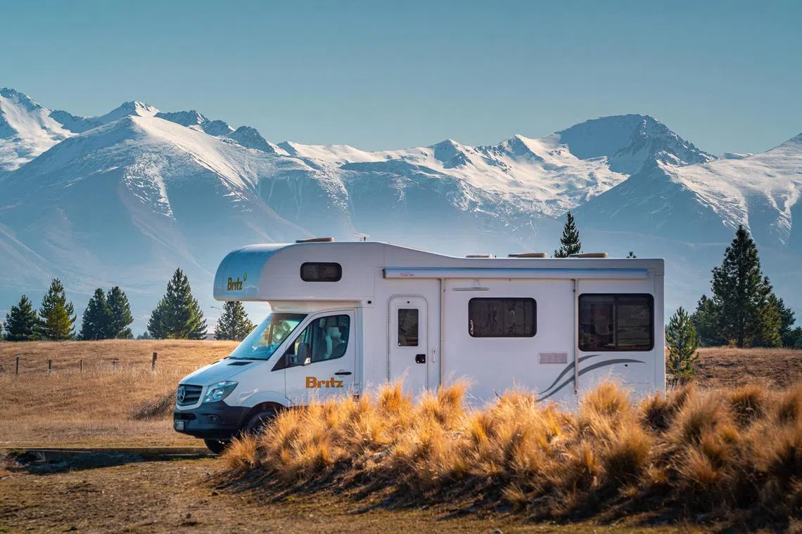 More in Singapore have been booking recreational vehicles for holidays in New Zealand. 