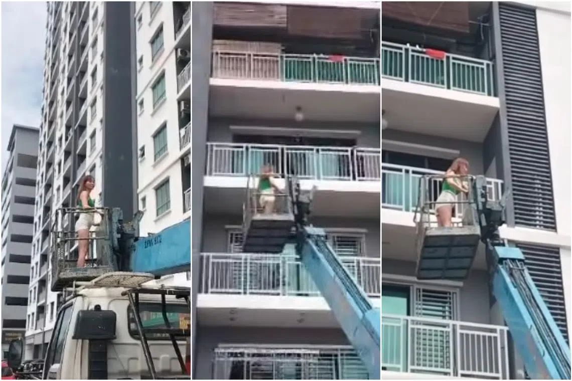 The incident happened at an apartment building in Selangor on Jan 21.