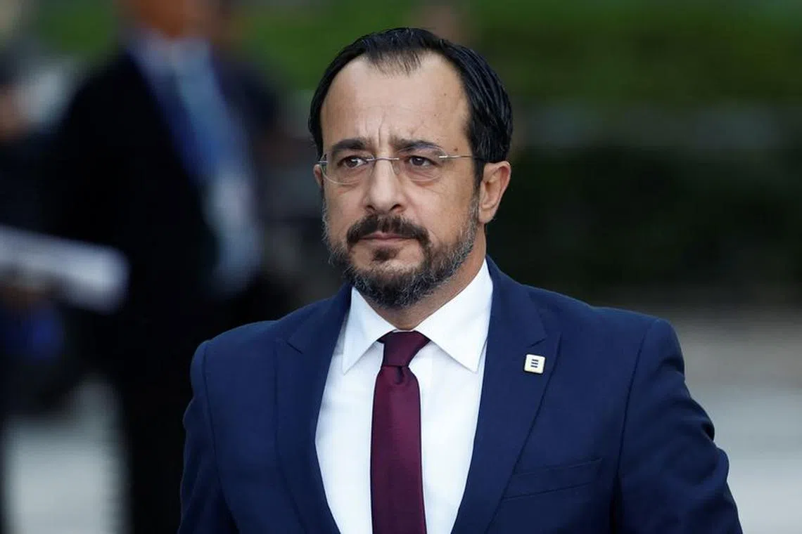 FILE PHOTO: Cyprus President Nikos Christodoulides attends the informal meeting of European heads of state or government, in Granada, Spain October 6, 2023. REUTERS/Juan Medina